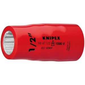 Knipex 98 47 1/2 Socket insulated 12 Point 1/2 inch Drive 1/2 inch